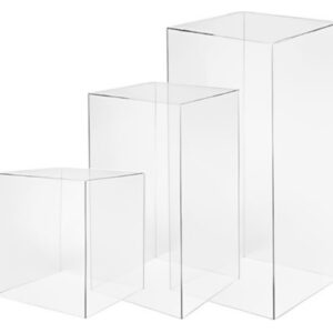 Kit 3 peças Cubos de acrílico